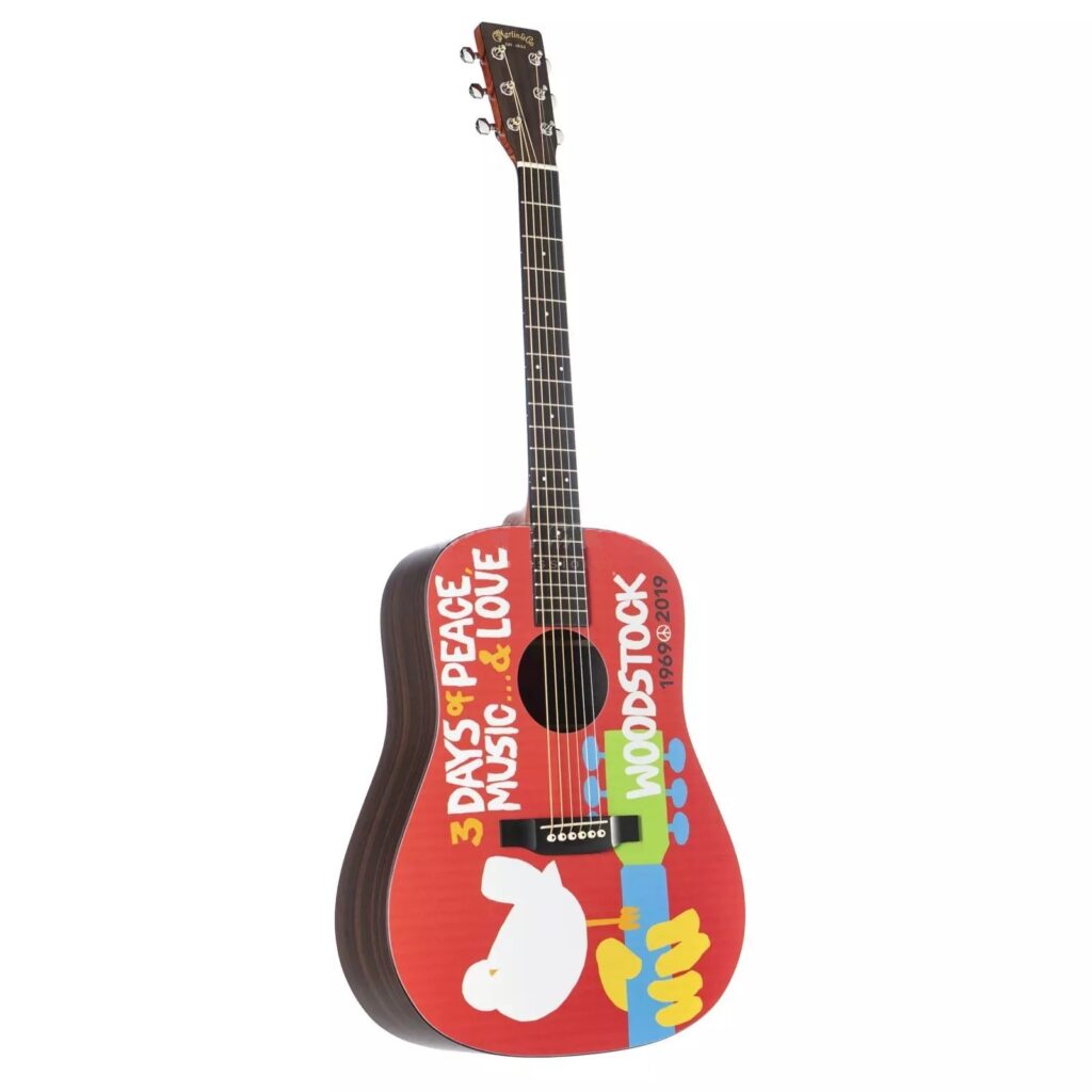 Электроакустическая гитара martin-guitars-dx-woodstock-50th