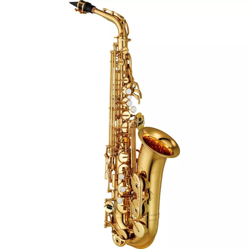 Саксофон yamaha-yas-480-eb-alto-saxophone-gold-lacquer