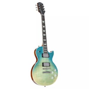 Электрогитара epiphone-les-paul-modern-figured-caribbean-blue-fade