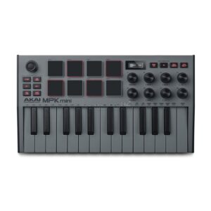 Миди-клавиатура akai-professional-mpk-mini-mk3-se-grey