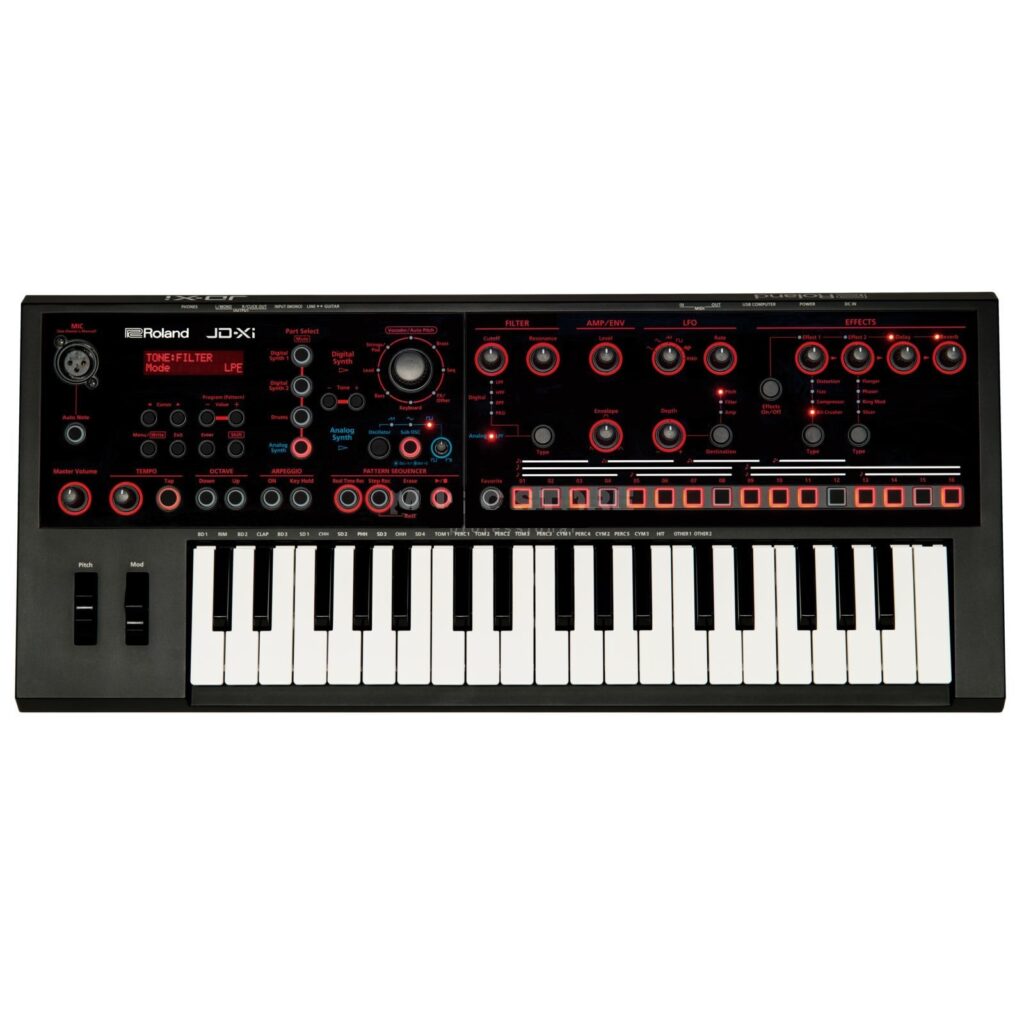 Синтезатор roland-jd-xi-analog-digital-crossover-synthesizer