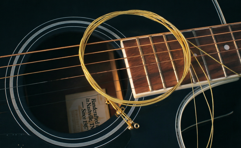 Влияние струн на звук гитары: материал гитарных струн