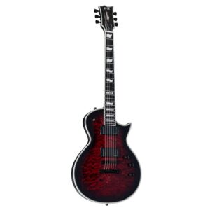 ESP E-II Eclipse QM See Thru Black Cherry Sunburst