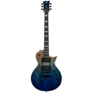ESP LTD EC-1000 Burled Poplar Blue Natural Fade