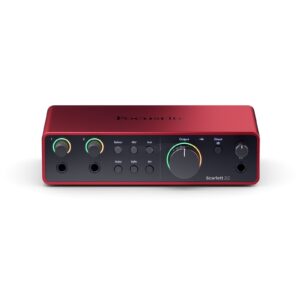 Focusrite Scarlett 2i2 4th Gen USB Audio Interface