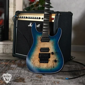 Jackson MJ Dinky DKRP Transparent Blue Burst Japan