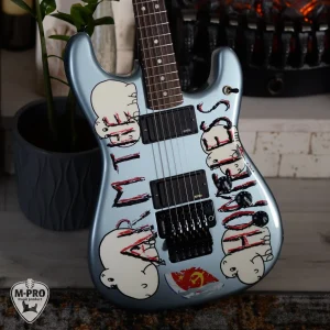 Fender Tom Morello "Arm The Homeless" Blue Ice Metallic